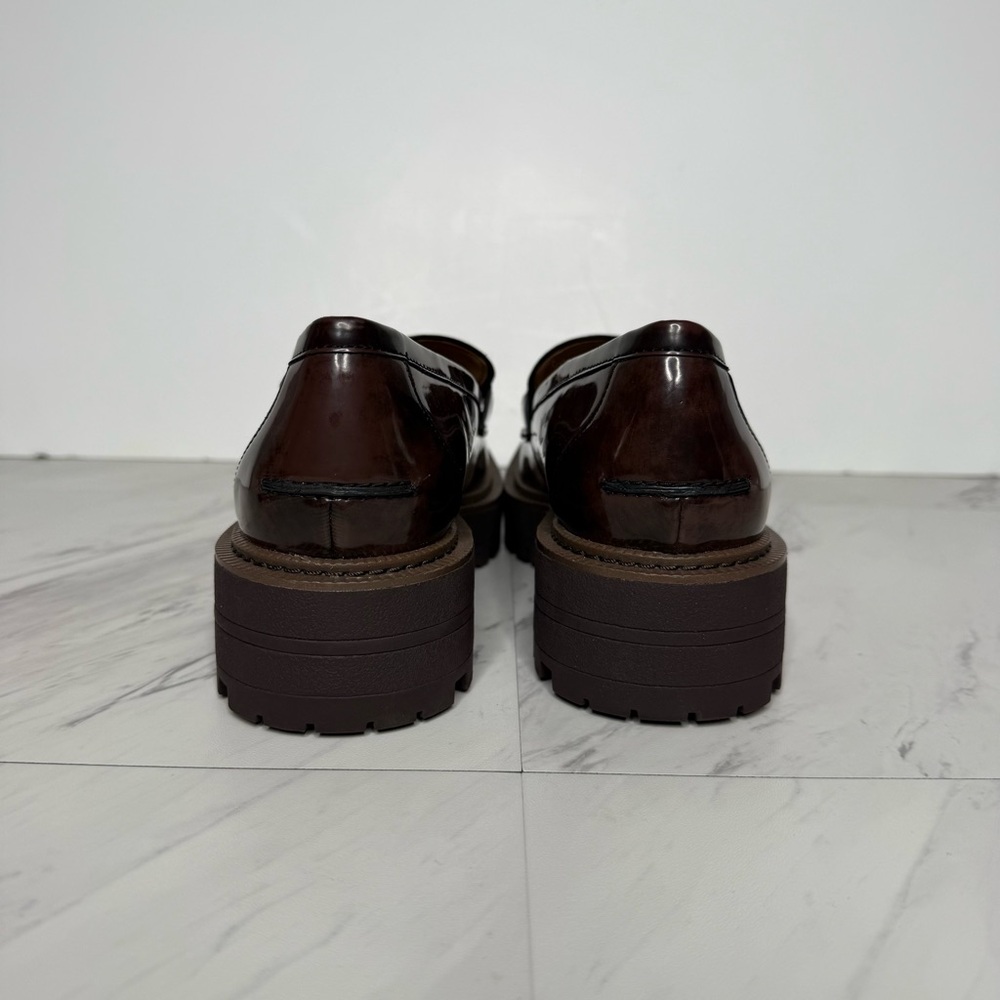 Sam Edelman Laurs Lug Sole Brown Loafer 9M - Picture 3 of 15